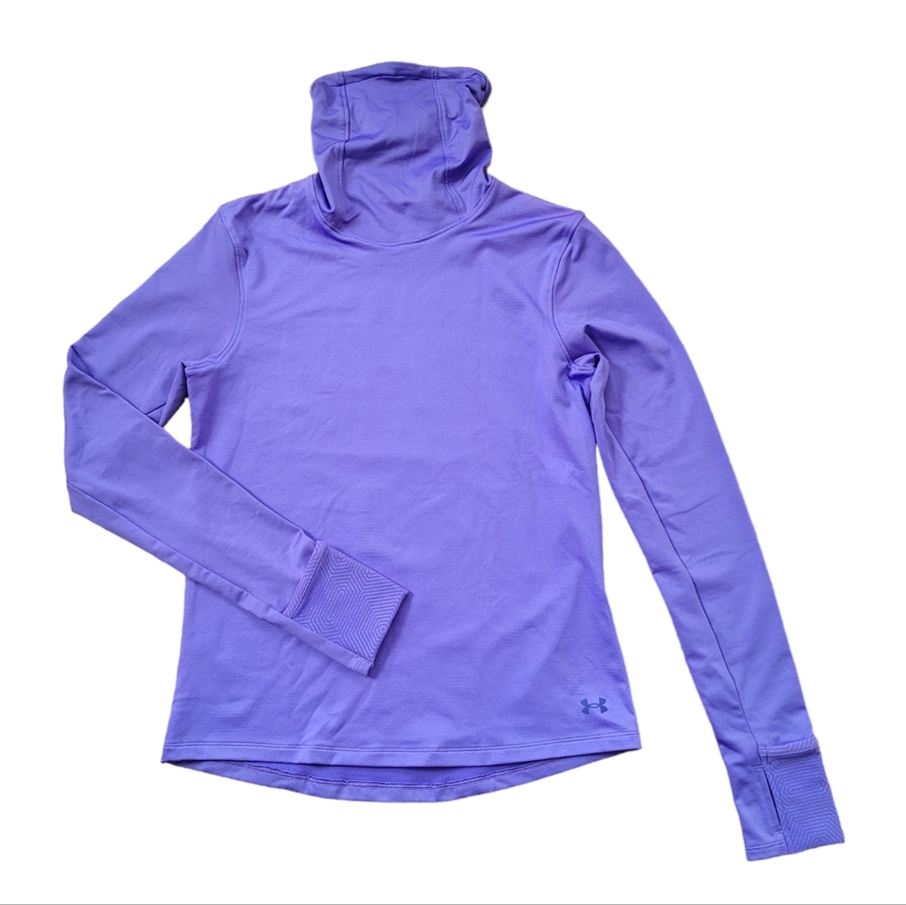 Under Armour Run Fitted Women's UA Infared Up Pace Funnel Sweatshirt Long Violet
